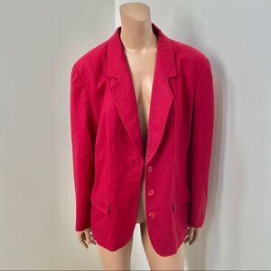 Pendleton burgundy vintage virgin wool blazer M